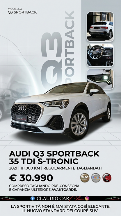 𝐀𝐔𝐃𝐈 𝐐3 Sportback